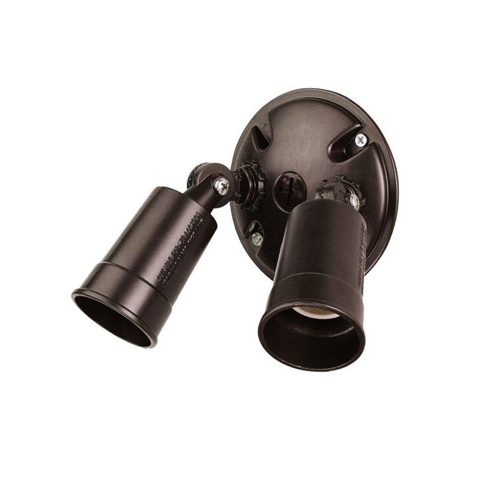 Acclaim Cast Aluminum Adjustable 2Light Floodlight in Architectural