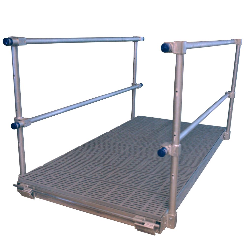 Patriot Docks 4 ft. x 8 ft. Gangway Kit with Poly Decking The Home