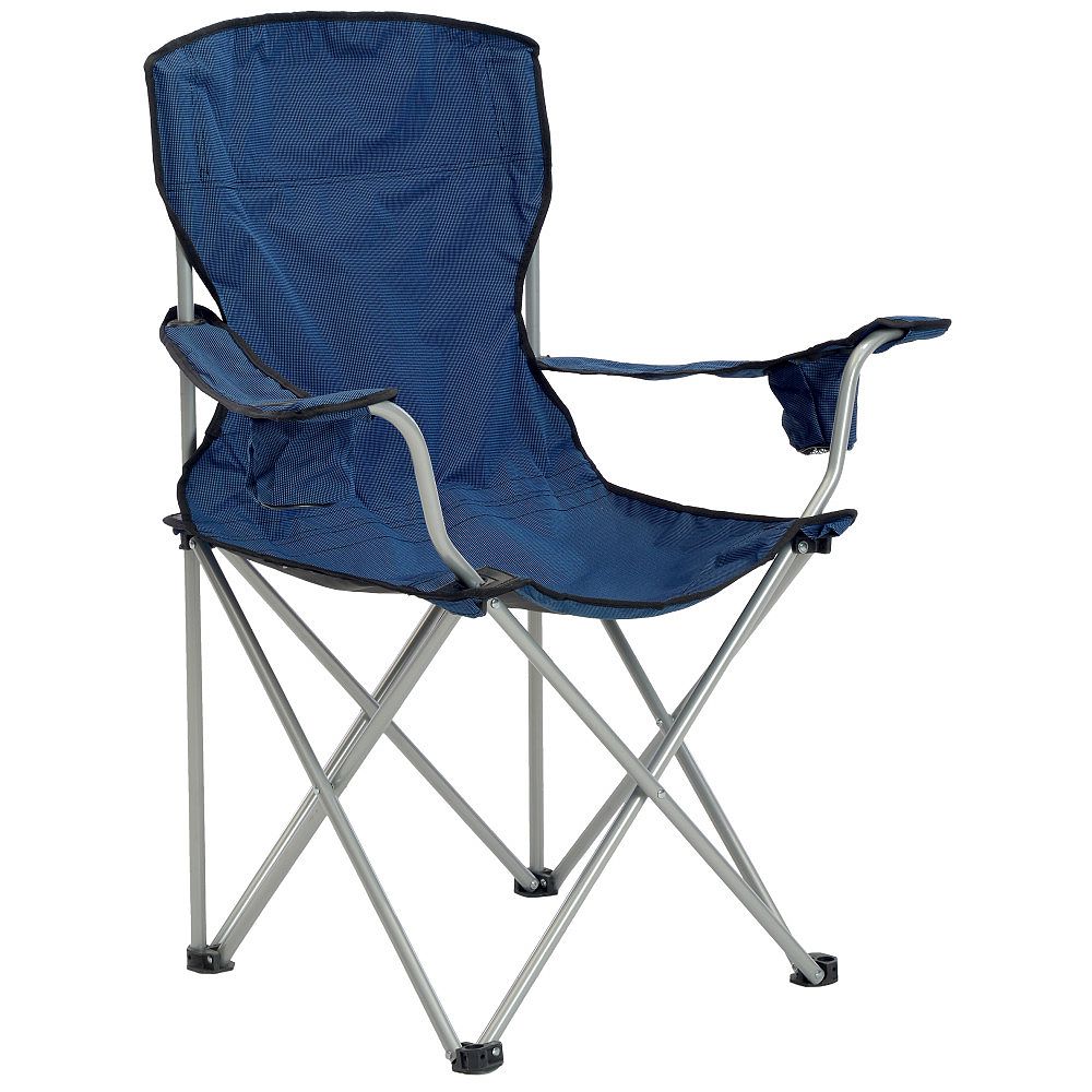 Quik Shade Deluxe Folding Chair - Navy/Black | The Home Depot Canada