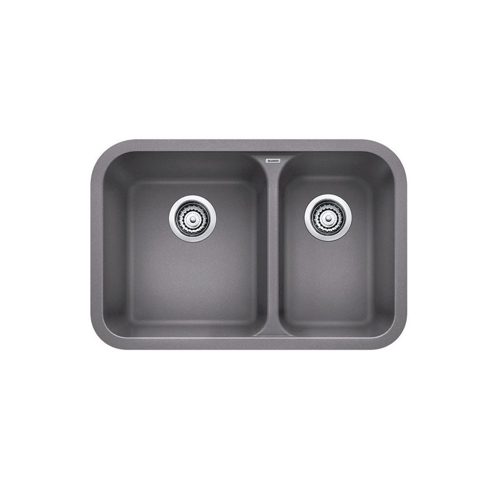 Blanco VISION U 1 Undermount Sink SILGRANIT Metallic Gray The   P 1001332190 