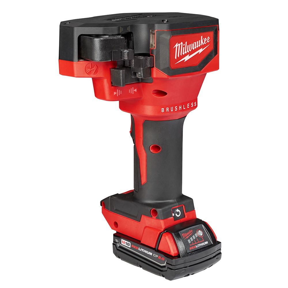 Milwaukee Tool M18 18V LiIon Cordless Brushless Threaded Rod Cutter Kit with 2.0 Ah Batte