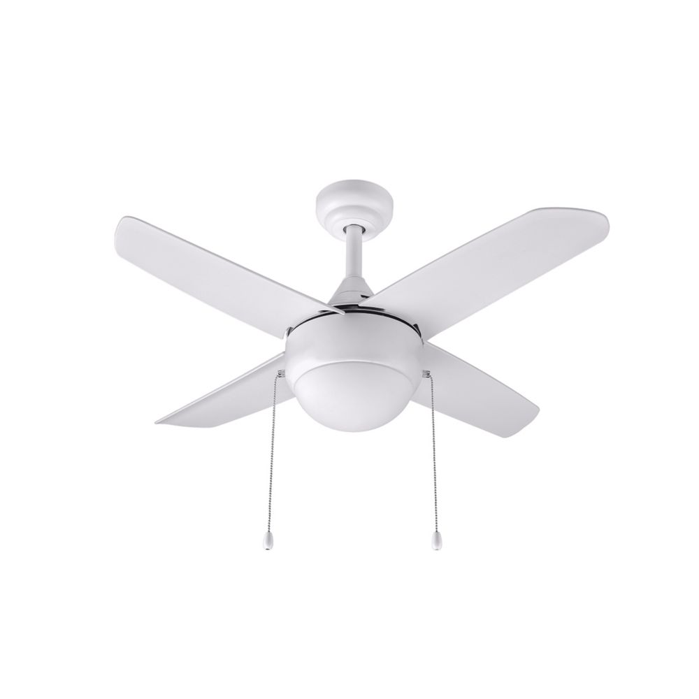 Eurofase 36 Inch Matte White LED Ceiling Fan | The Home Depot Canada