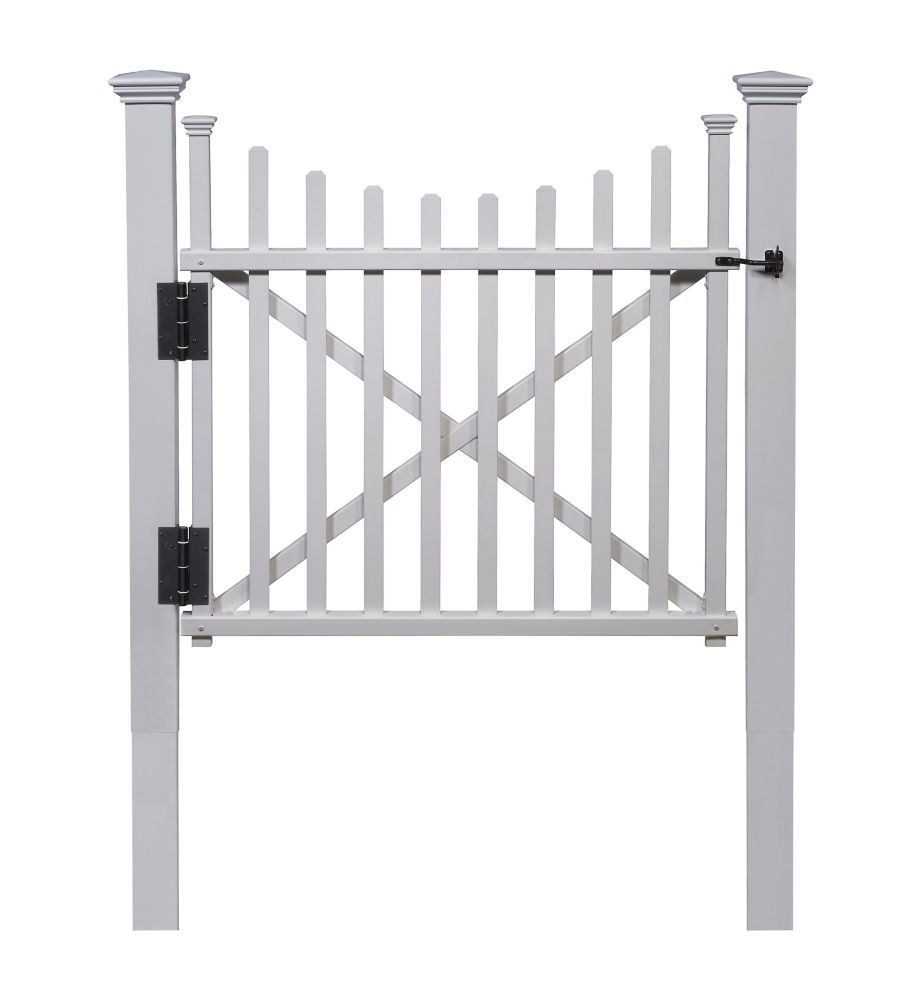 Zippity Outdoor Products Manchester Vinyl Gate Kit | The Home Depot Canada