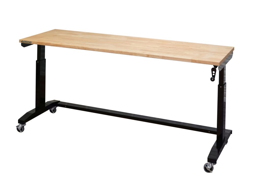 adjustable height kitchen work table