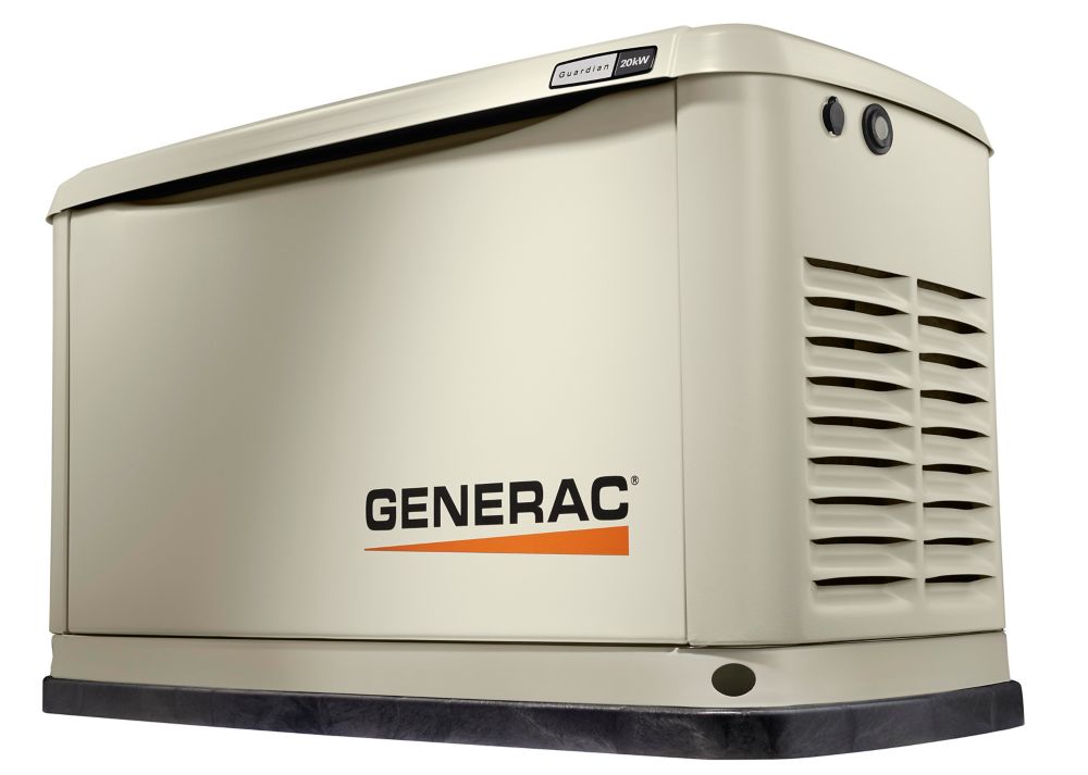 Generac 20/17 kW AirCooled Standby Generator, Aluminum Enclosure 3Ø