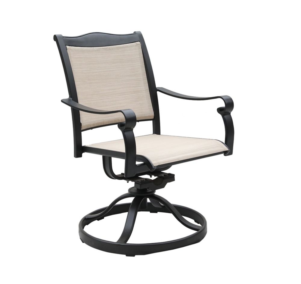 ONDECK Devon Sling Swivel Rocker chair | The Home Depot Canada