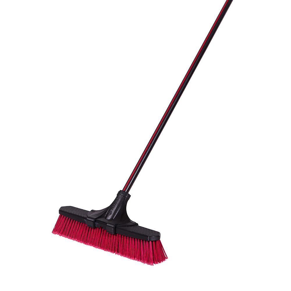 Garant 18inch Clip'N Lock MultiSurface Push Broom The Home Depot Canada