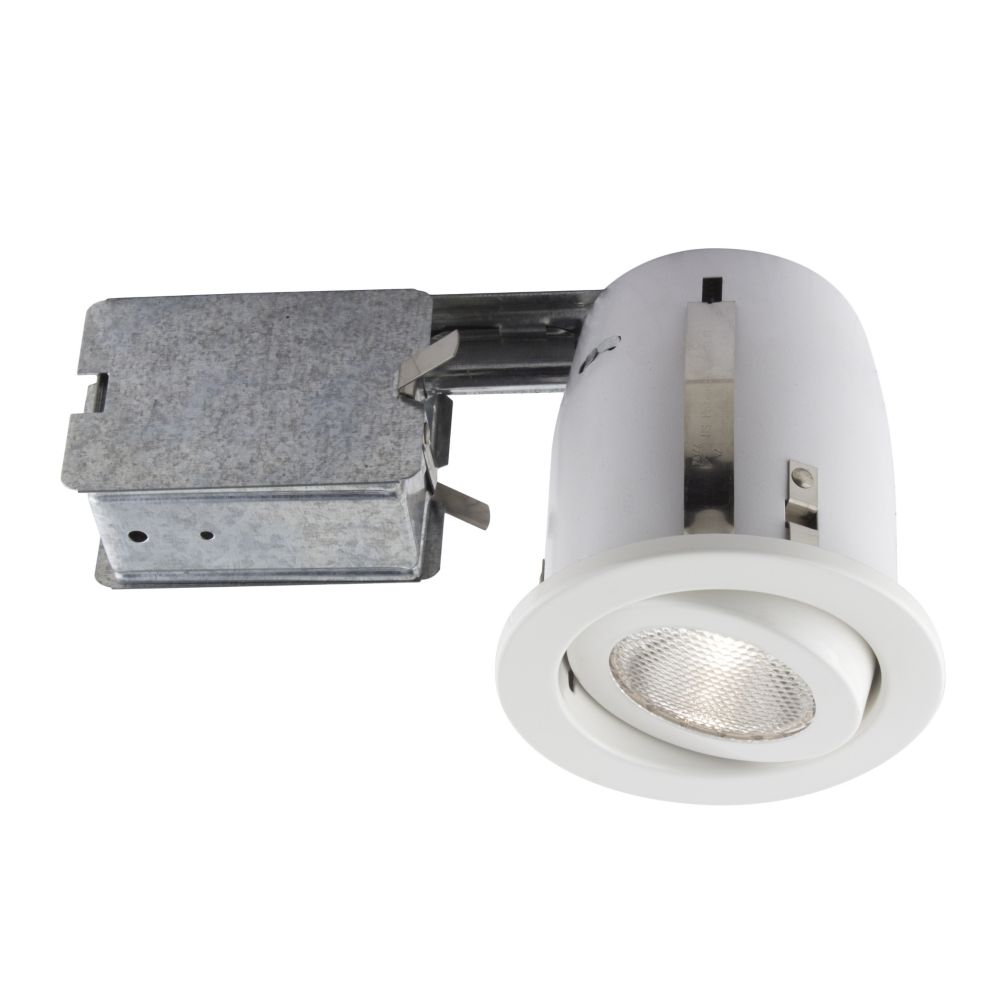 Bazz 500 Series 4inch White Recessed Halogen Lighting Kit The Home Depot Canada