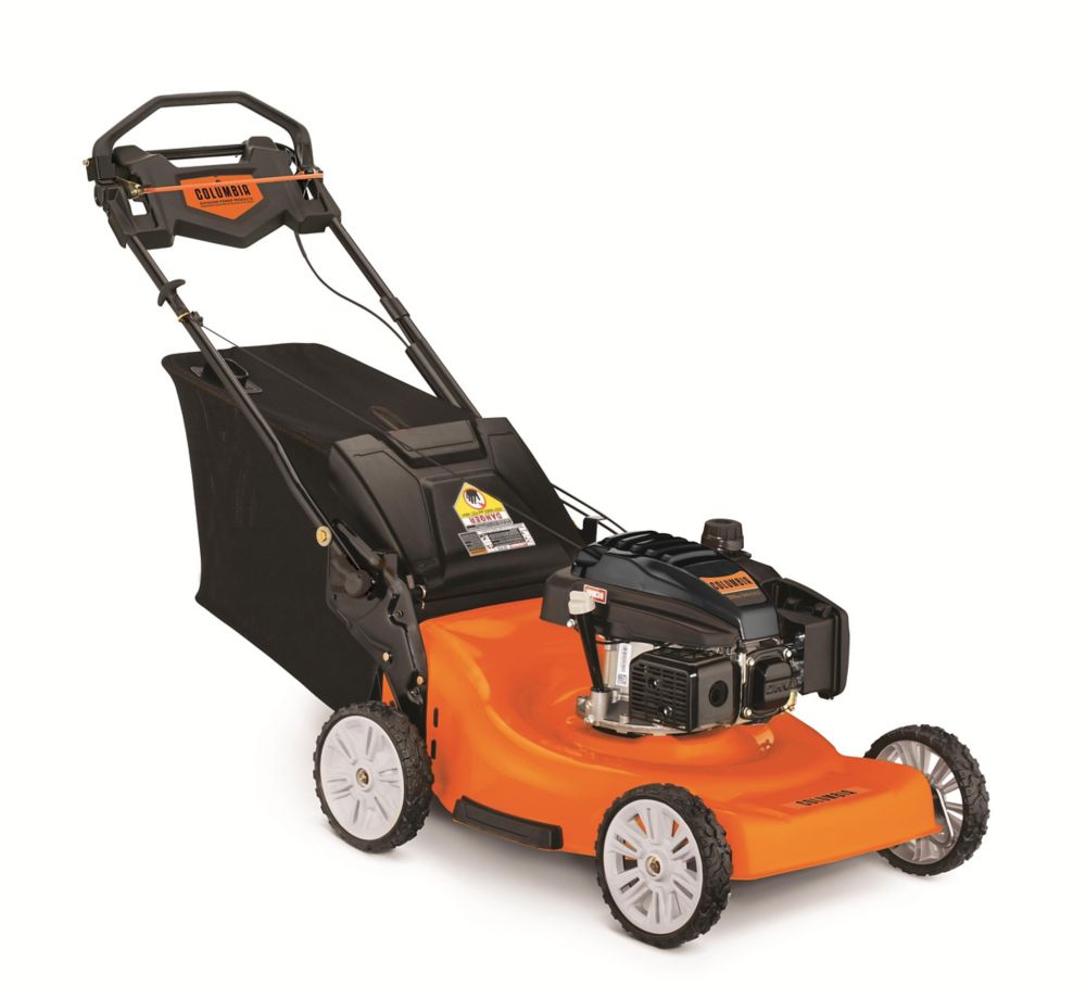 Columbia 2in1 23inch Wide Cut Gas SelfPropelled Lawn Mower 196cc
