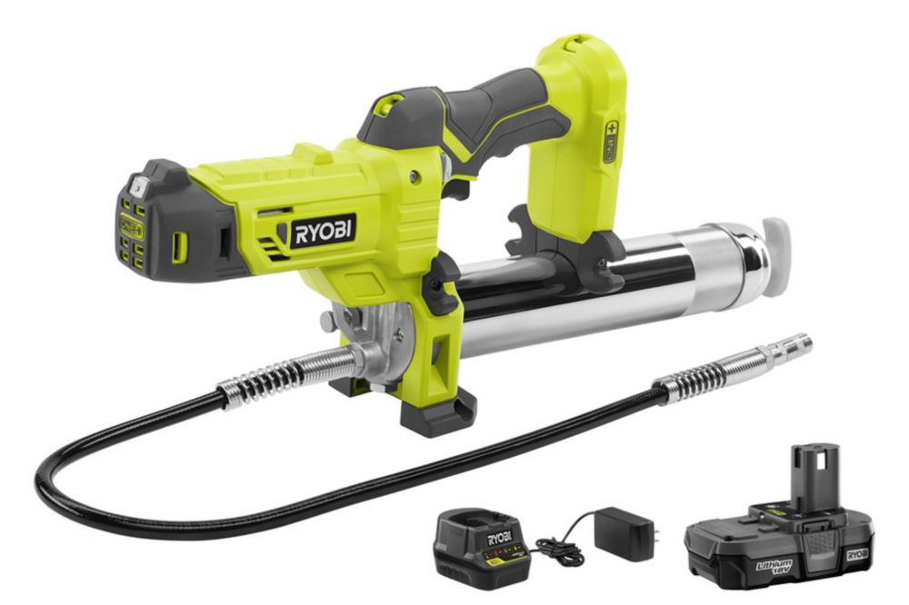 Electric Grease Gun >> 18v One Lithium Ion Cordless Grease Gun Kit With 1 3 Ah Battery And Charger Electric Grease Gun >> 18v One Lithium Ion Cordless Grease Gun Kit With 1 3 Ah Battery And Charger