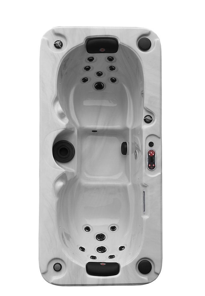 Yukon Plug Play 2 Person 16 Jet Hot Tub With Led Lighting And Bluetooth Audio