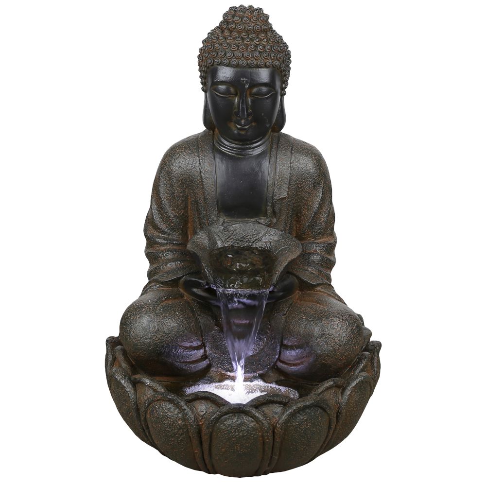 Angelo Décor 22-inch Buddha Fountain | The Home Depot Canada