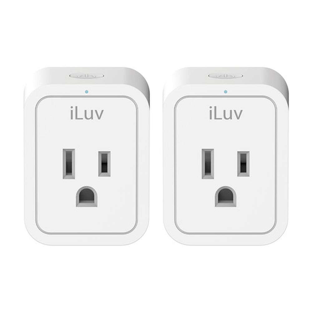 iLuv Smart WiFi Mini Plug Compatible with Alexa and Google Assistant
