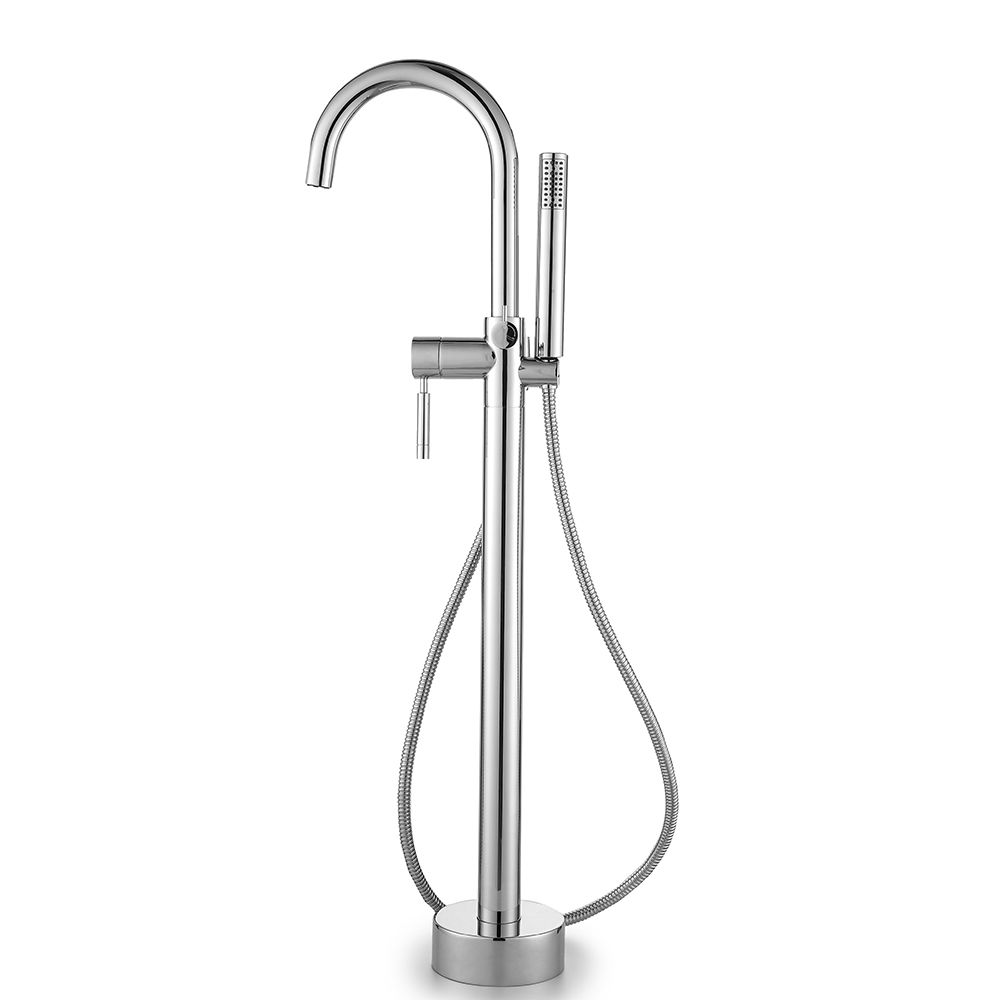 Athena Chrome Freestanding Bathtub Faucet