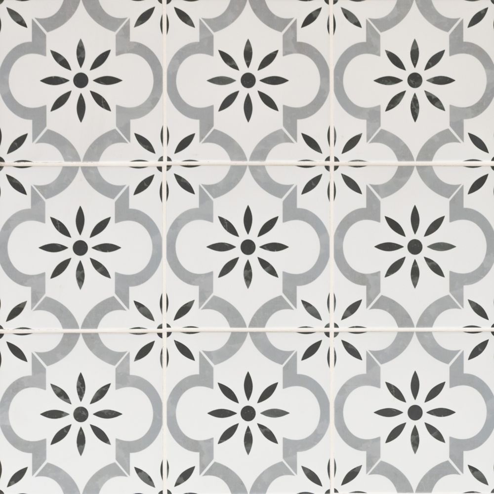 Azila 8-inch x 8-inch Glazed Porcelain Floor and Wall Tile (5.16 sq. ft. / case)