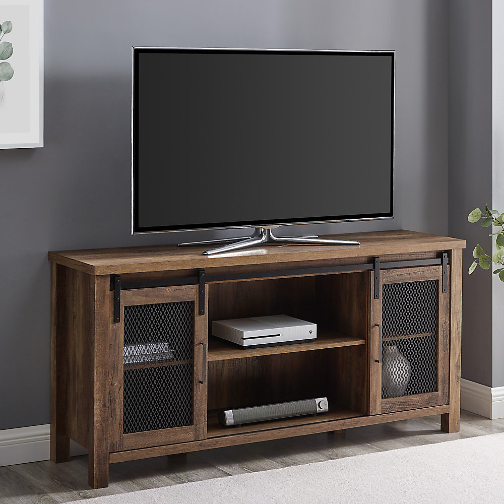 58 In Tv Stand Rustic Oak