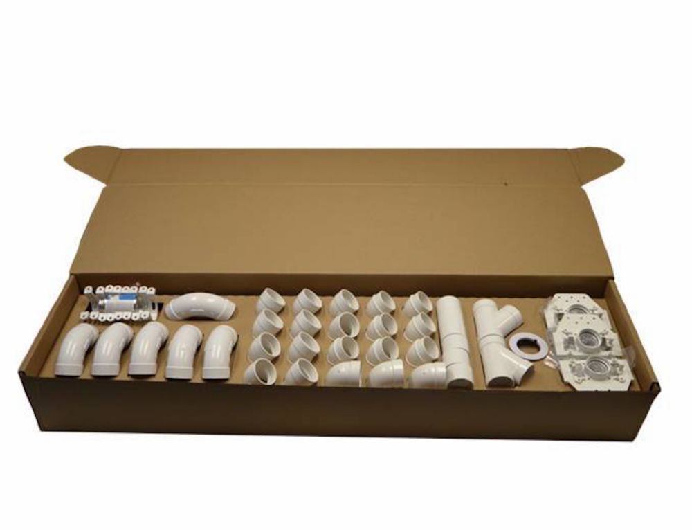 Canavac Central Vacuum 3 Inlet Installation Kit The Home Depot Canada
