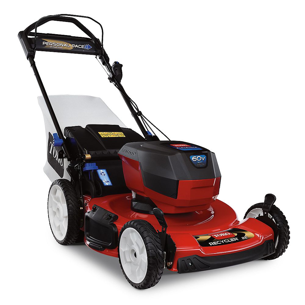 Toro Tondeuse à gazon électrique sans fil Recycler Personal Pace, 22 po ...