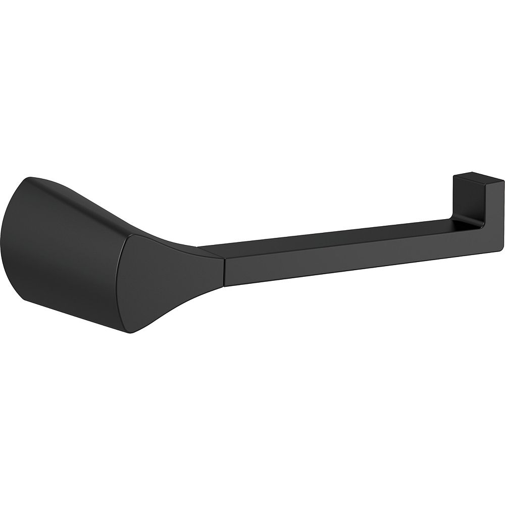 Delta 7.8inch Zura Toilet Paper Holder in Matte Black The Home Depot