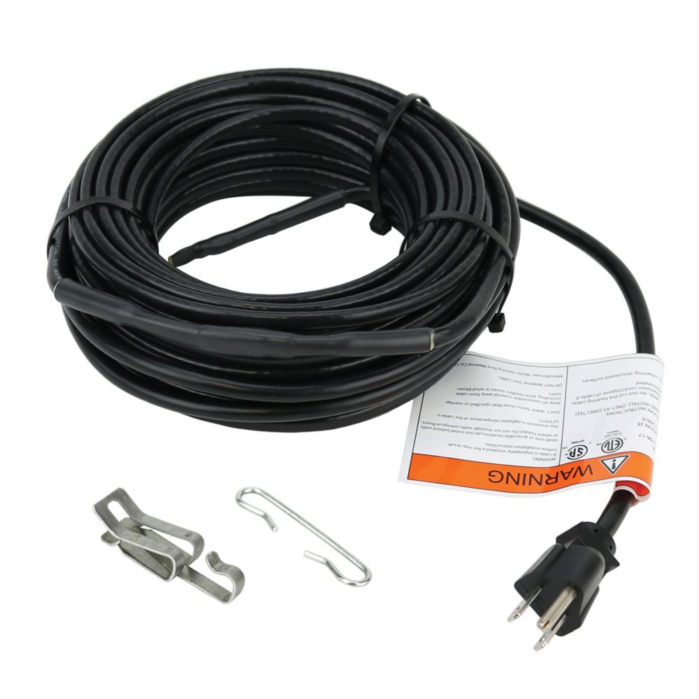 WarmlyYours Roof & Gutter Deicing 30ft. Cable Kit (5W per ft.) The Home Depot Canada