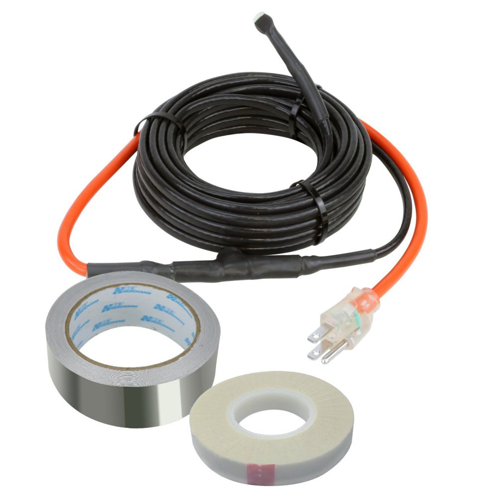 WarmlyYours Pipe Tracing Heat 30ft. Cable Kit (7W per ft.) The Home