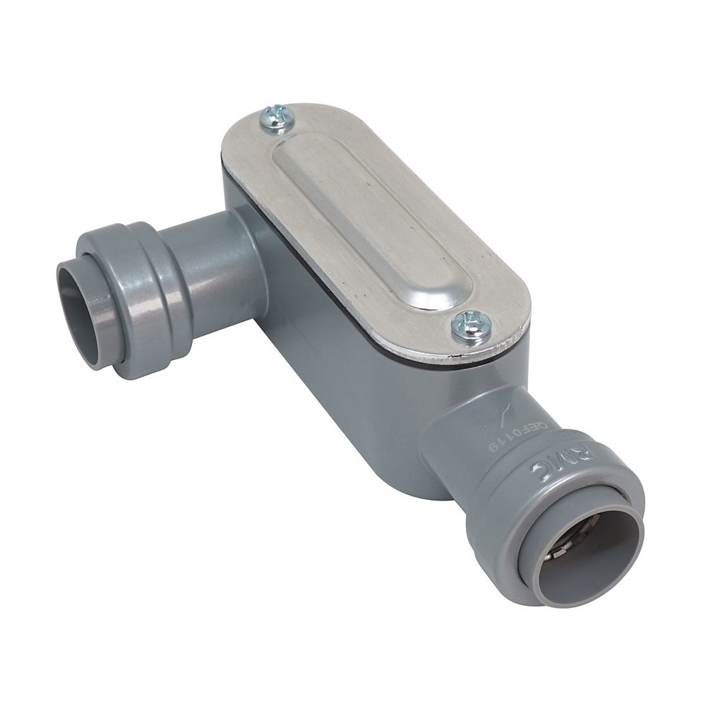 Southwire 1/2 inch Rigid & IMC SIMPush TypeLR Conduit Body The Home