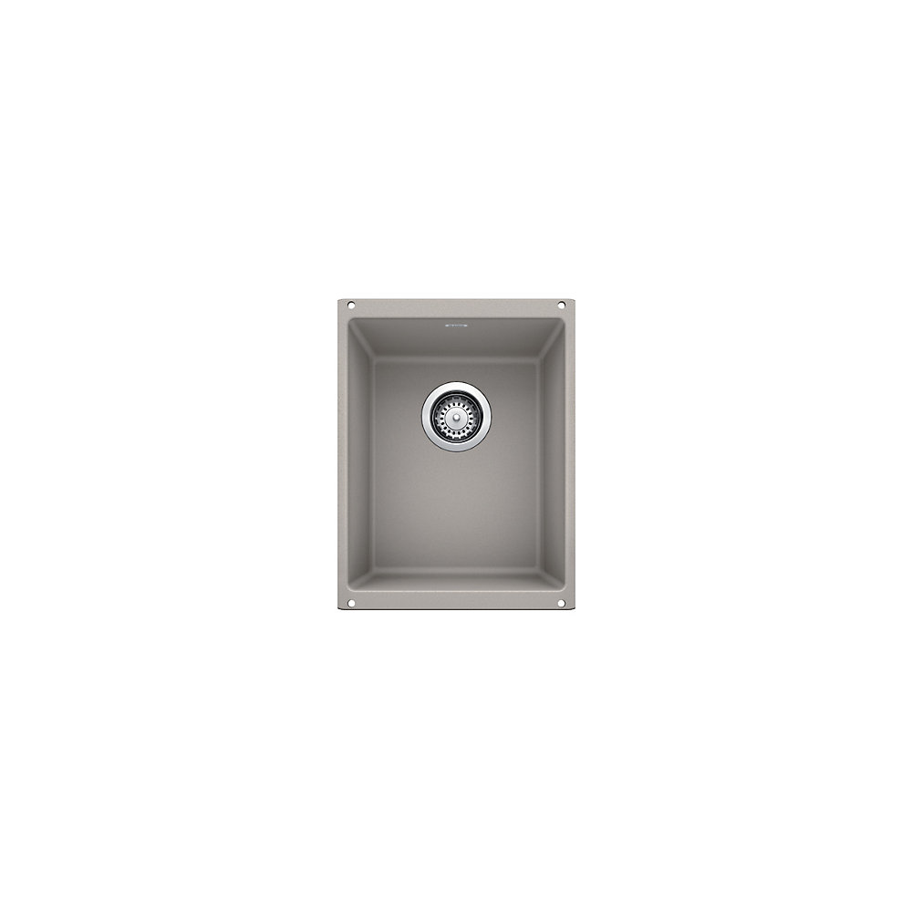 Precis U ¾ Bar Prep Single Bowl Undermount Kitchen Sink Silgranit Concrete Gray