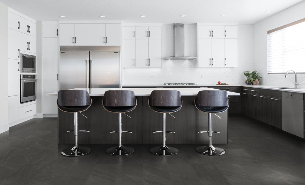 Vermont Graphite 12-inch x 24-inch Rectified Porcelain Tile