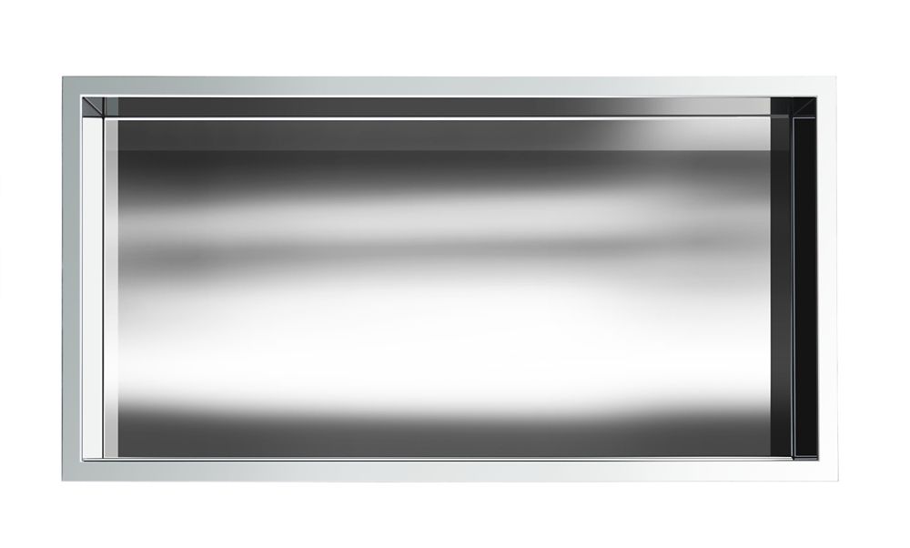Jag Plumbing Products 12 in. x 24 in. Stainless Steel Shower Niche in Chrome by JAG The Home