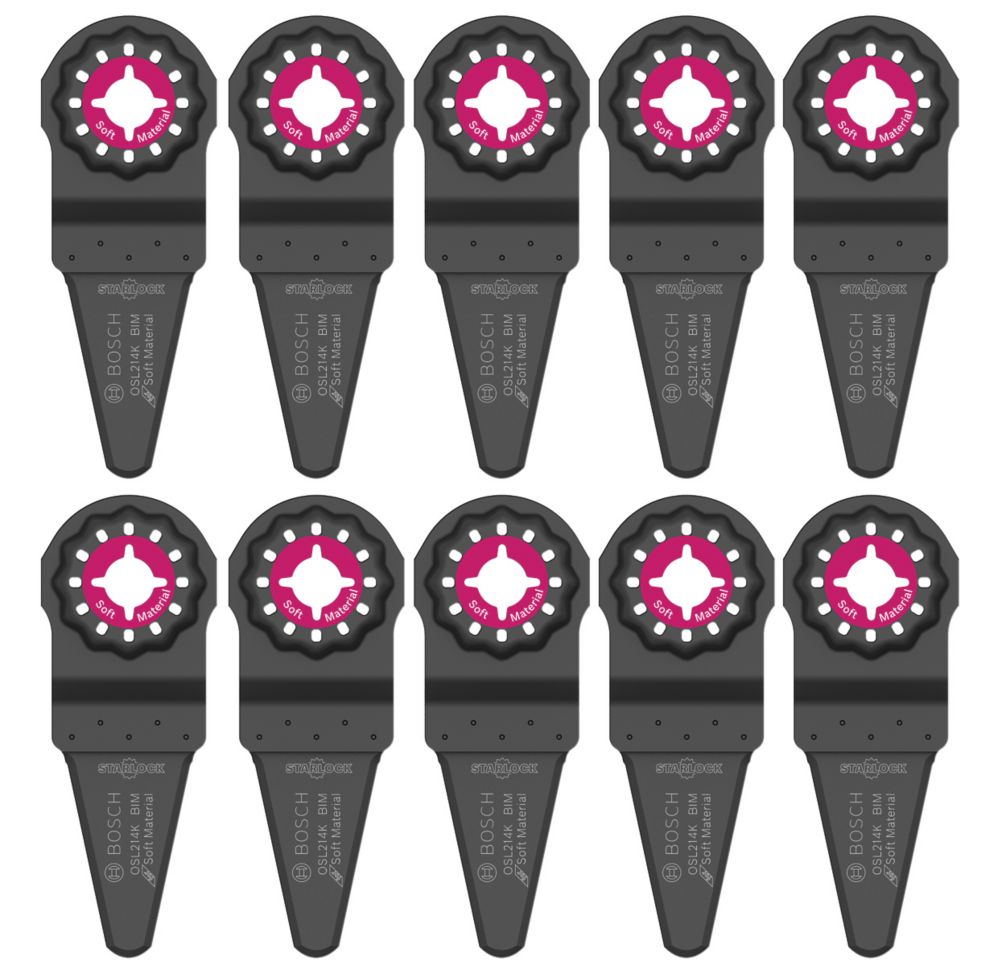 Bosch 21/4 inch Starlock Oscillating Multi Tool Caulk Knife Blade 10