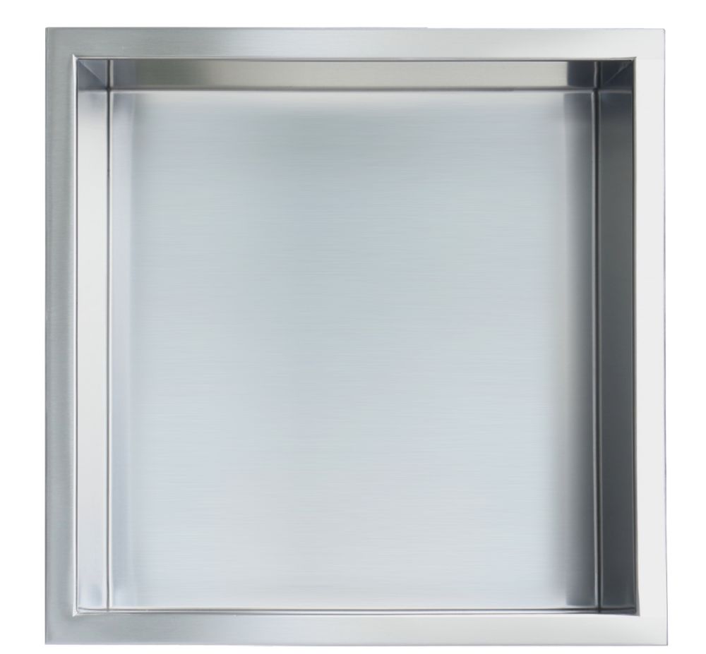 Jag Plumbing Products 12 in. x 12 in. Stainless Steel Shower Niche in