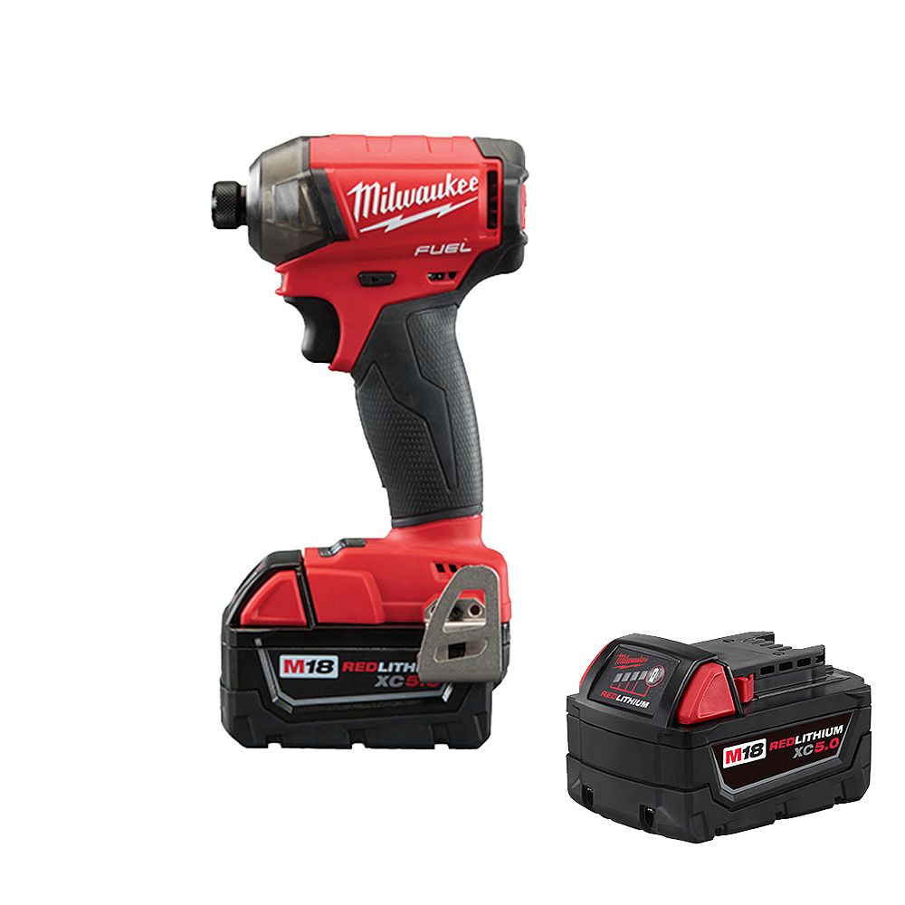 Milwaukee Tool M18 FUEL SURGE 18V Brushless Cordless 1/4 inch Hex Impact Driver Compact K