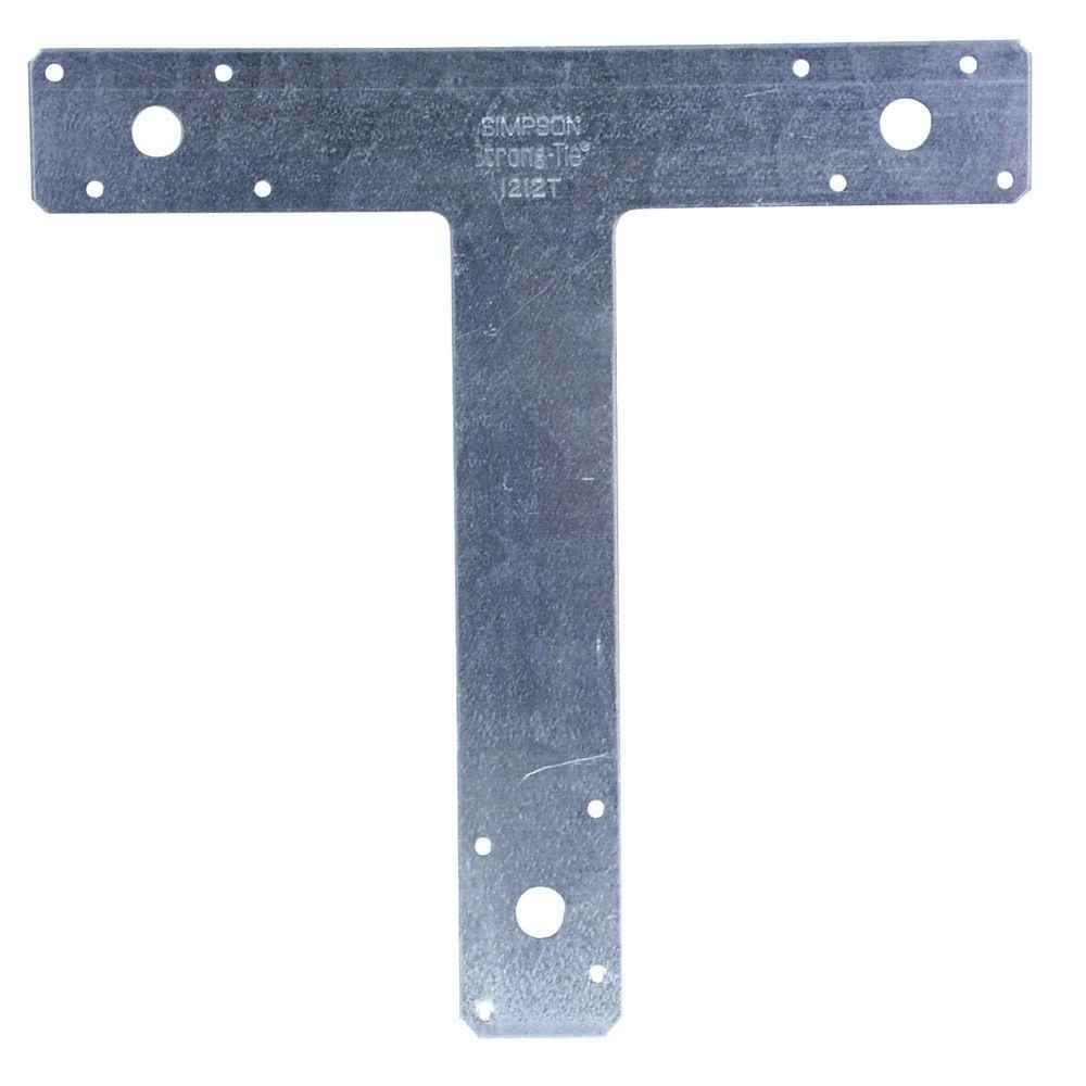 Simpson StrongTie 12 inch x 12 inch 14Gauge Galvanized T Strap The