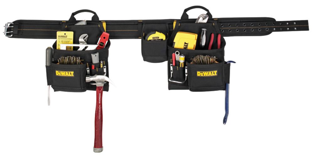 DEWALT 16Pocket Deluxe Carpenter's Combo Apron The Home Depot Canada