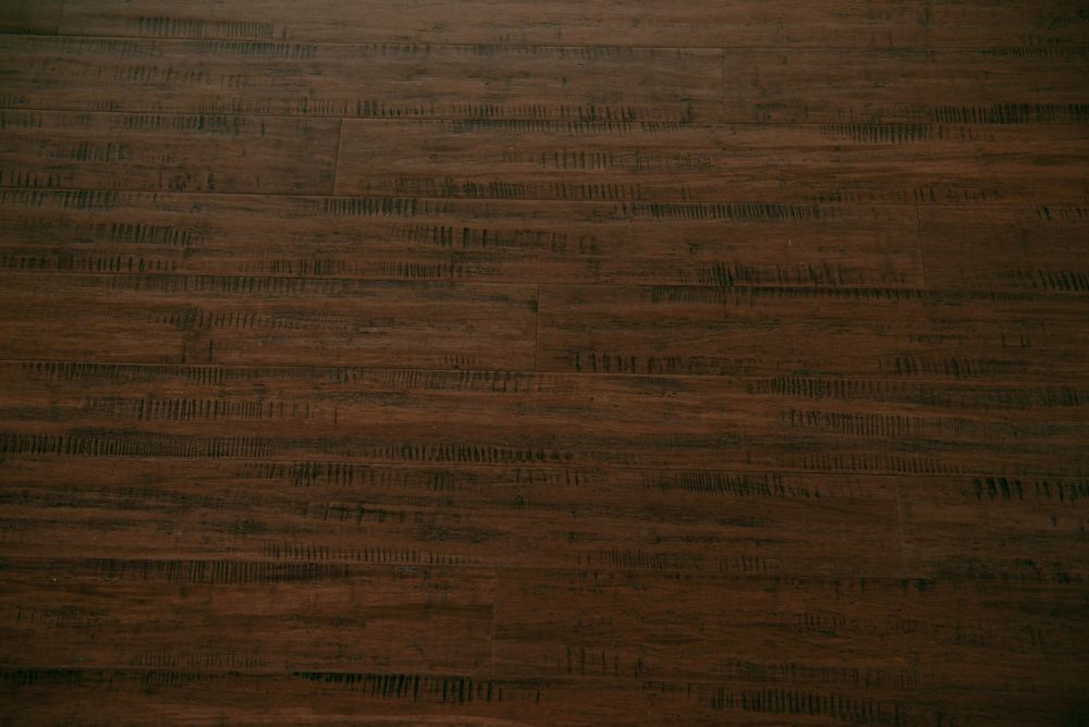 GUOYA Handscraped Strand Woven Weathered Umber 1/2-in x 5 ...