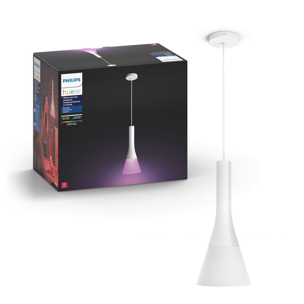 Philips Hue Ascend Pendant Smart Light, White | The Home Depot Canada