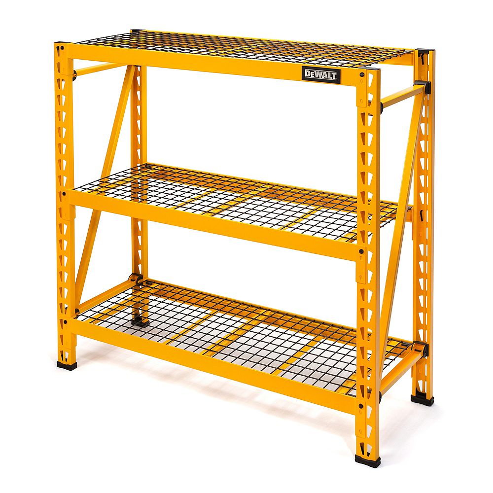 Dewalt 48 Inch H X 50 Inch W X 18 Inch D 3 Shelf Steel Wire Deck