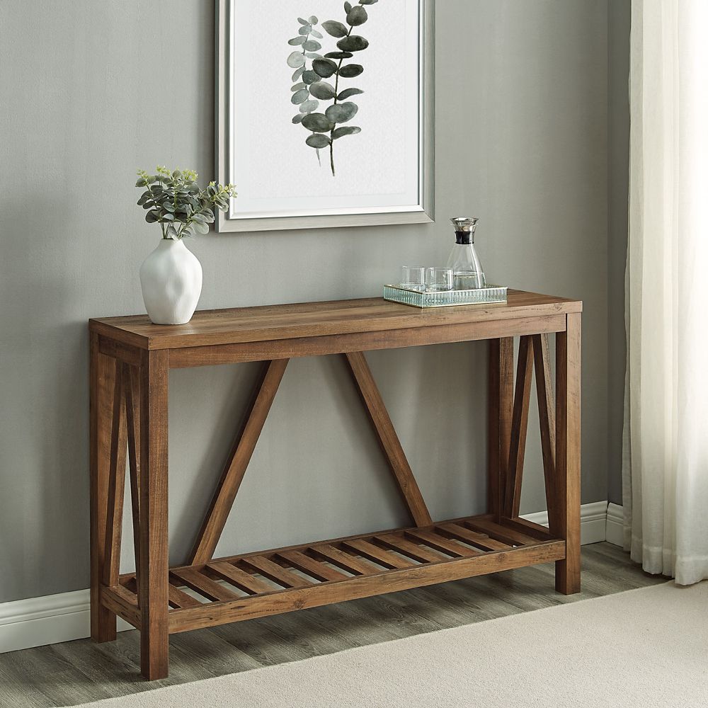 Welwick Designs Modern Farmhouse Accent and Entryway Table ...