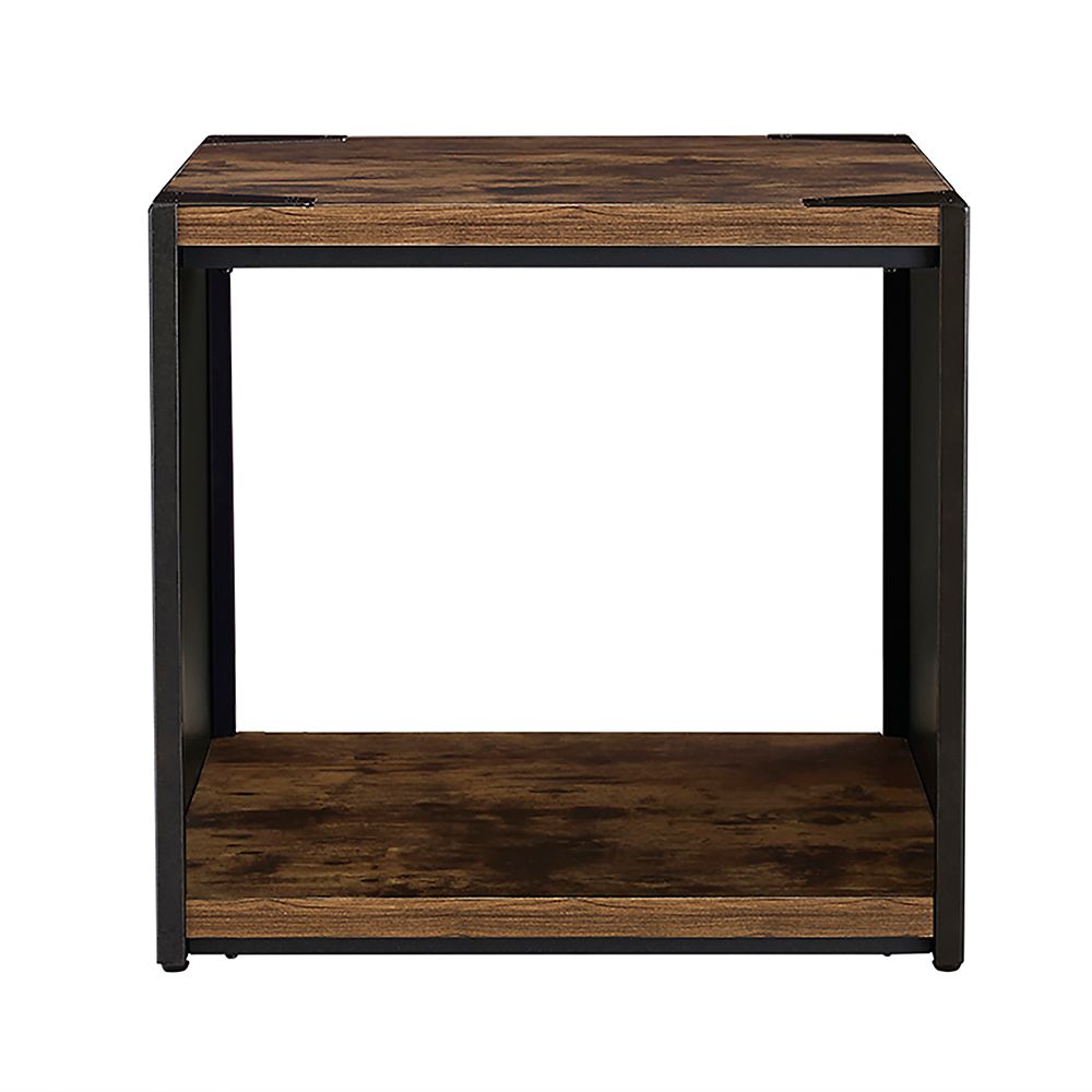 Welwick Designs Rustic Side Table The Home Depot Canada