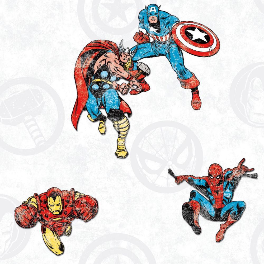 RoomMates AVENGERS CLASSIC PEEL & STICK WALLPAPER The Home Depot Canada