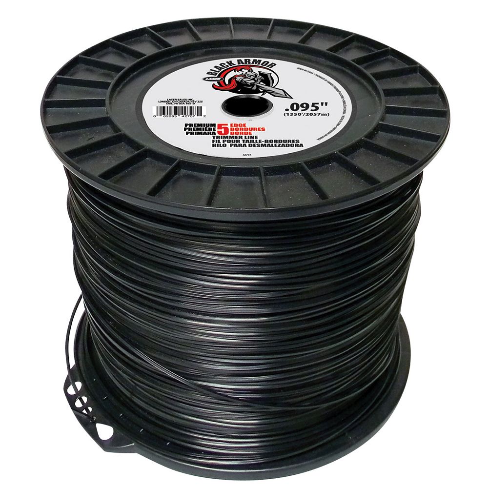 Laser Black Armor Trim Line .095 X 5 lbs. The Home Depot Canada