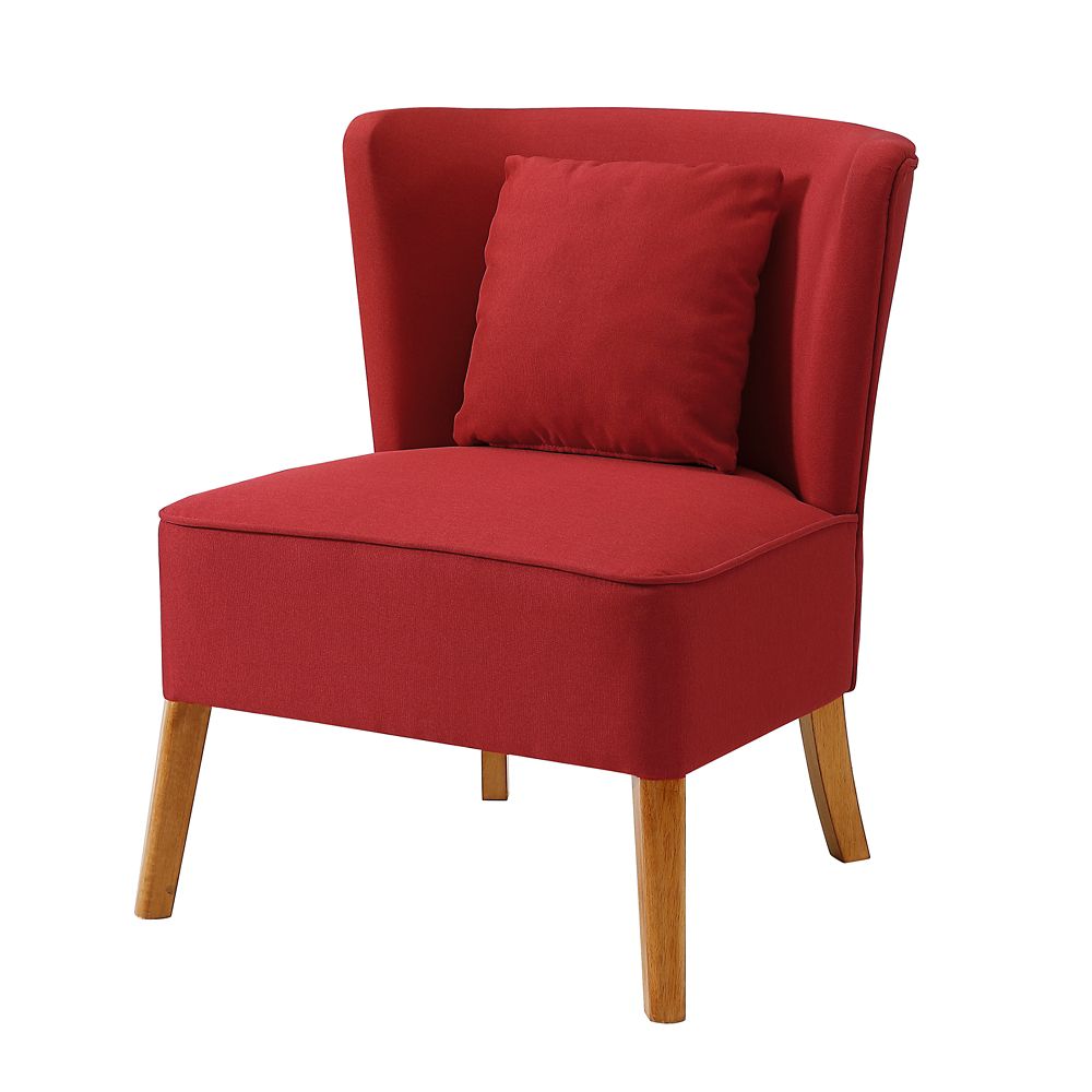 Modern Lounge Accent Chair Red