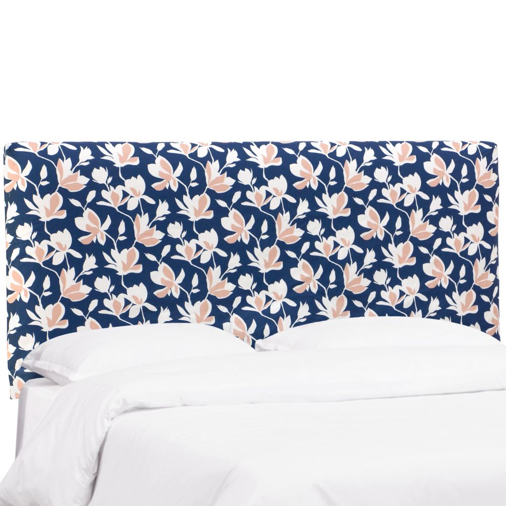 Skyline Furniture MFG Queen Slipcover Headboard in Silhouette Floral