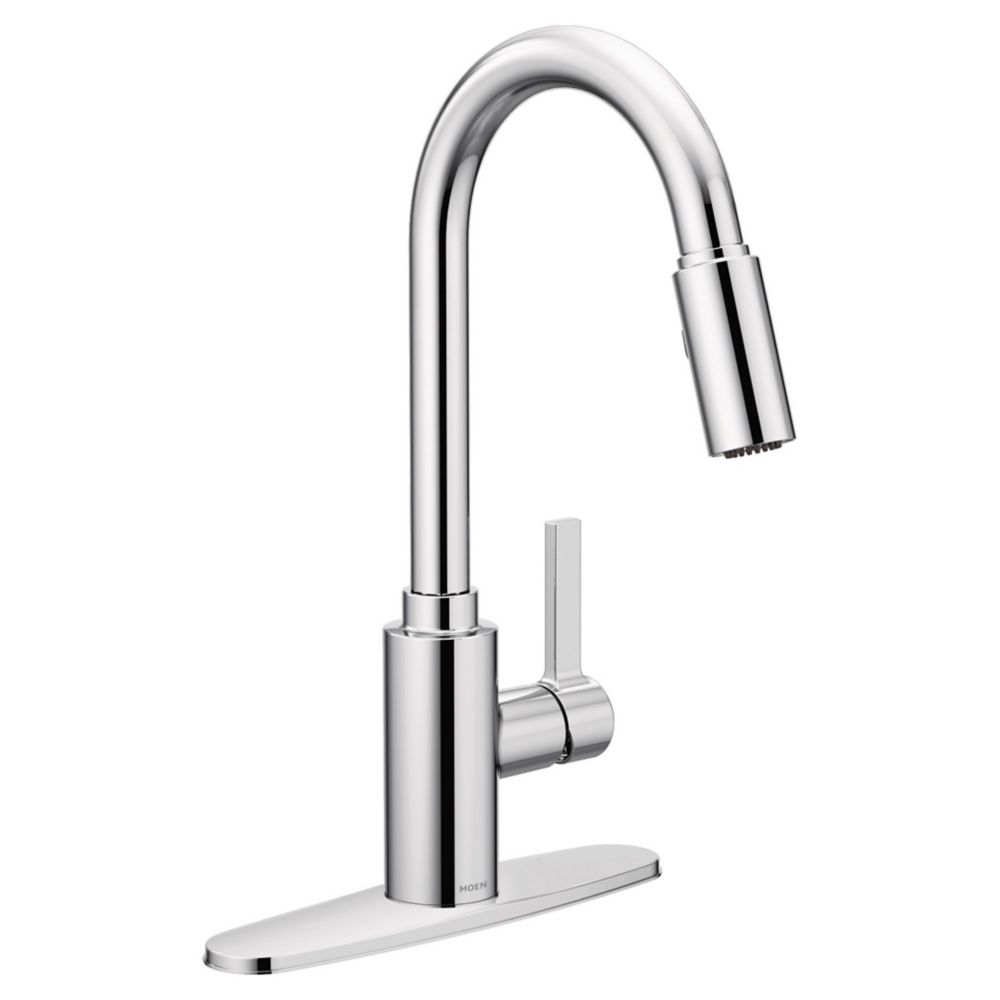 Moen Genta Single Handle Pull Down Sprayer Kitchen Faucet With
