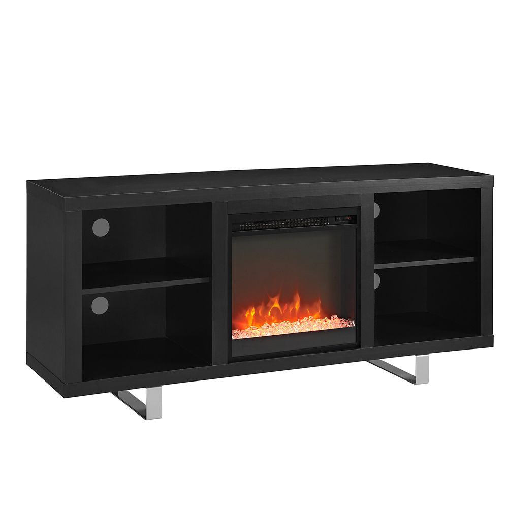 Welwick Designs Modern Fireplace TV Stand For TV S Up To 64 Inch   P 1001411631 