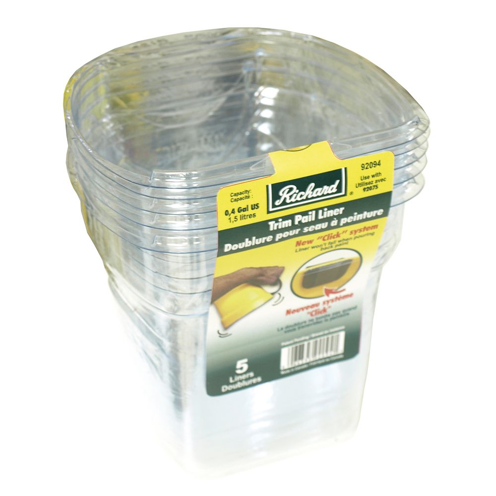 A. Richard 1.5L Paint Pail Liner (5Pack) The Home Depot Canada
