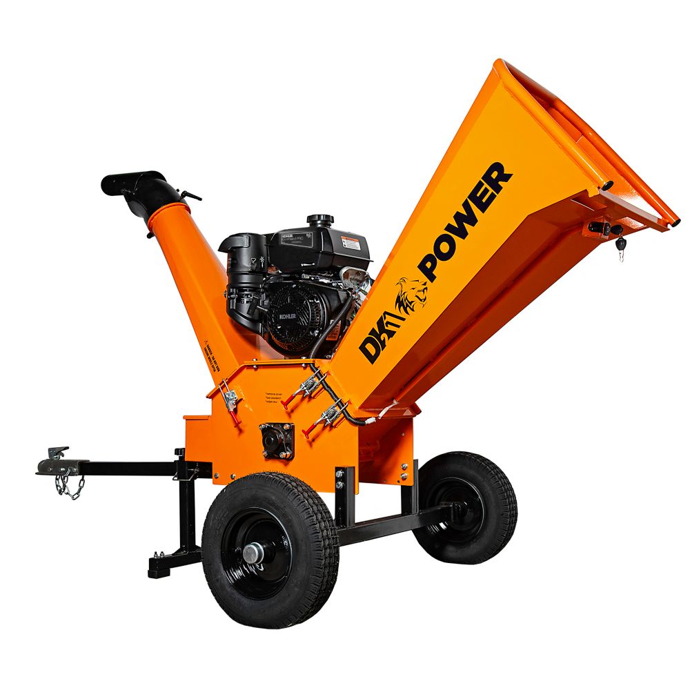 Detail K2 DK2 Power 4 in. 9.5 HP Kohler Commercial Cyclonic Chipper