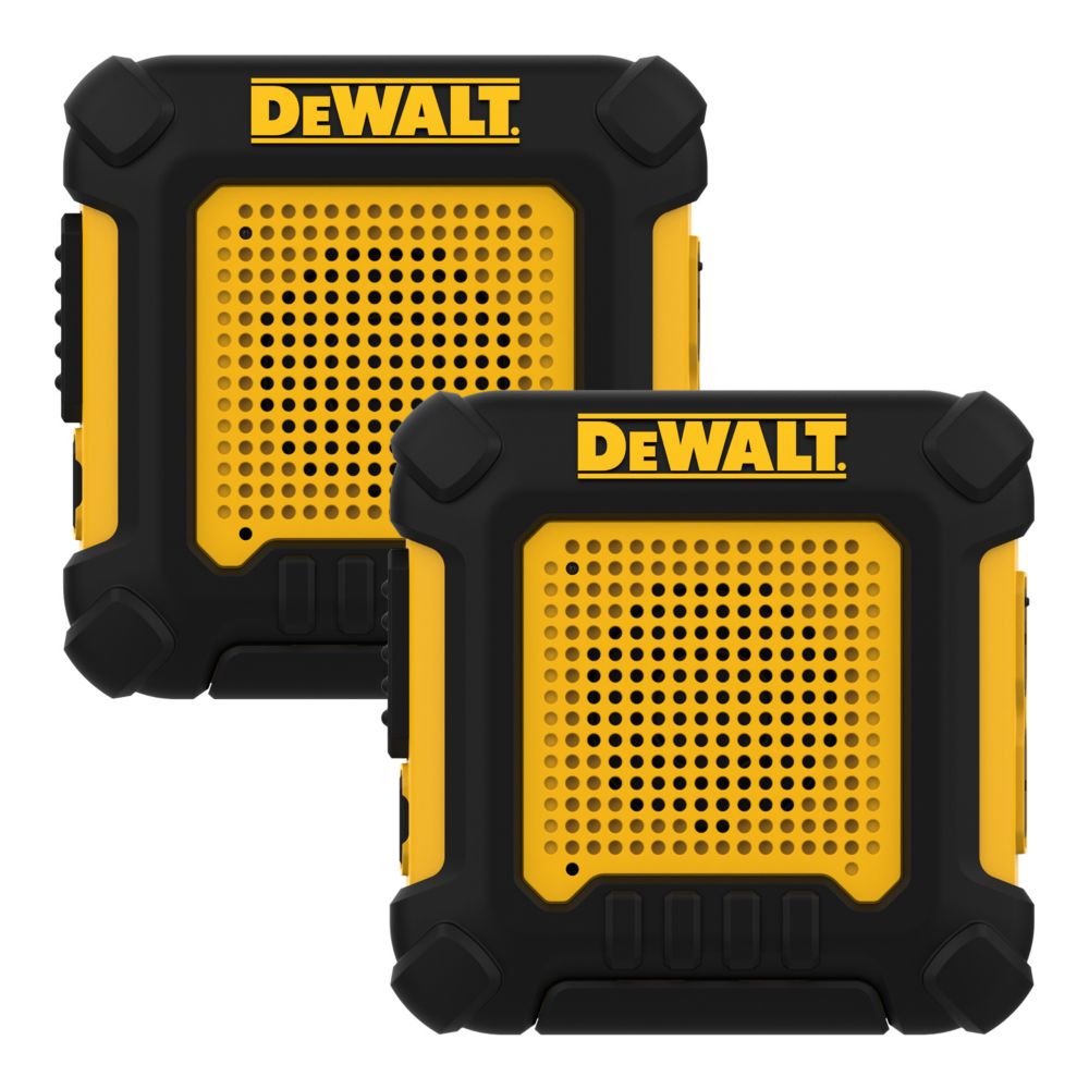 DEWALT 100,000 Sq. ft. FRS/GMRS Heavy Duty Wearable 0.5 Watt TwoWay