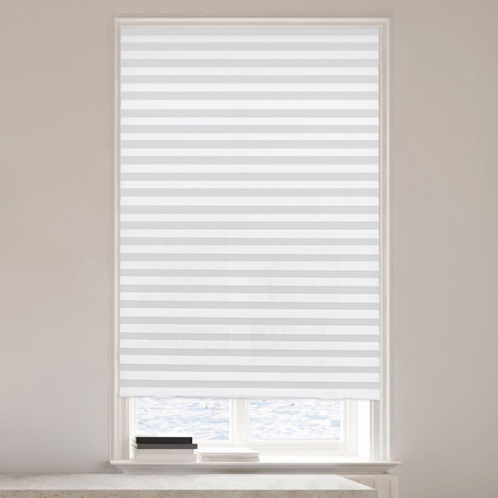 Lumi 36 inch x 72 inch(WxL) Cordless Vinyl Temporary Pleated Shade Room