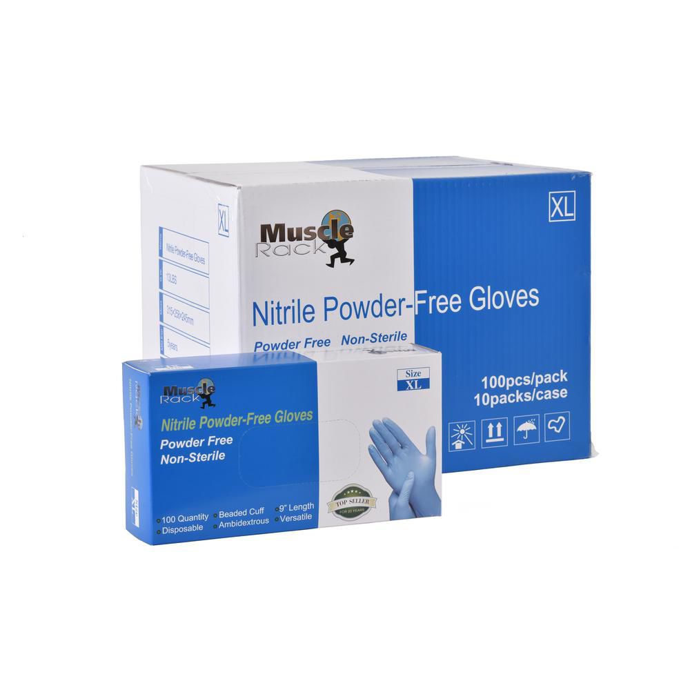 Muscle Rack Small Blue Disposable Nitrile Cleaning Gloves (1000Count) The Home Depot Canada